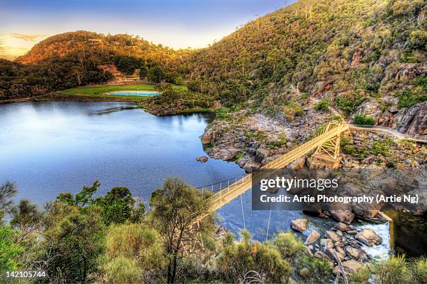 cataract gorge - launceston foto e immagini stock