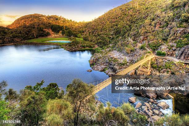 cataract gorge - launceston cataract gorge stock pictures, royalty-free photos & images