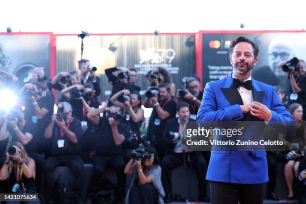 Nick Kroll attends the "Don't Worry Darling" red carpet at the 79th Venice International Film Festival on September 05, 2022 in Venice, Italy.