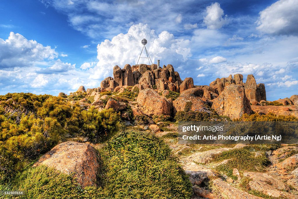 Pinnacle Rocks at Mount Wellington