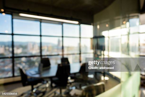 business meeting room without people - leeg bureau stockfoto's en -beelden