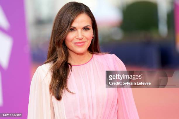 Lana Parrilla attends the "At The Gate" premiere during the 48th Deauville American Film Festival on September 05, 2022 in Deauville, France.