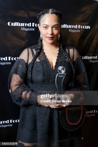 Daphne Di Cinto attends the Cultured Focus magazine awards 2022 and Diversity in Film symposium during the 79th Venice International Film Festival at...