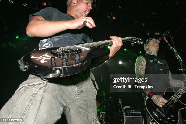 October 5: Evan Seinfeld, bass player and lead singer of Biohazard at club Irving Plaza on October 5, 2008 in New York City.