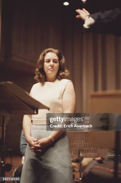 British soprano Heather Harper, circa 1963.