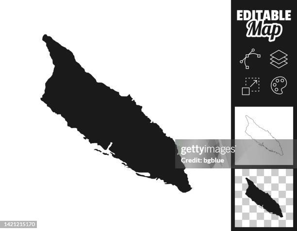 aruba maps for design. easily editable - aruba stock illustrations
