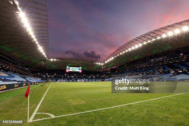 General view prior to the International Friendly Match between the Australia Matildas and Canada at Allianz Stadium on September 06, 2022 in Sydney,...