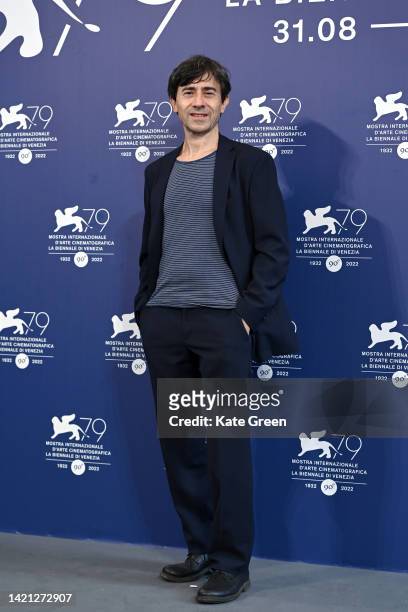 Luigi Lo Cascio attends the photocall for "Il Signore Delle Formiche" at the 79th Venice International Film Festival on September 06, 2022 in Venice,...