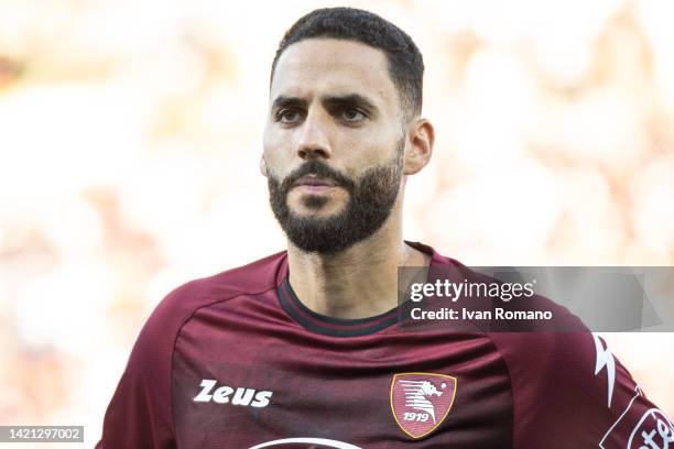 Dylan Bronn of US Salernitana during the Serie A match between Salernitana and Empoli FC at Stadio Arechi on September 05, 2022 in Salerno, Italy.