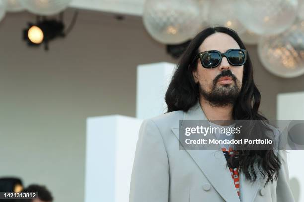 Italian fashion designer Alessandro Michele at the 79 Venice International Film Festival 2022. Don't Worry Darling Red Carpet. Venice , September...