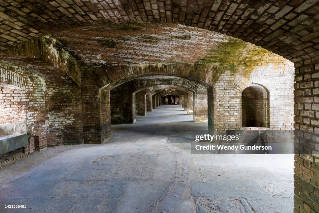 Interior Arches at Fort Jefferson, Dry Tortugas National Park