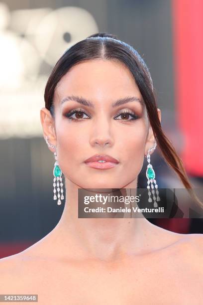 Sofia Resing attends the "Il Signore Delle Formiche" red carpet at the 79th Venice International Film Festival on September 06, 2022 in Venice, Italy.