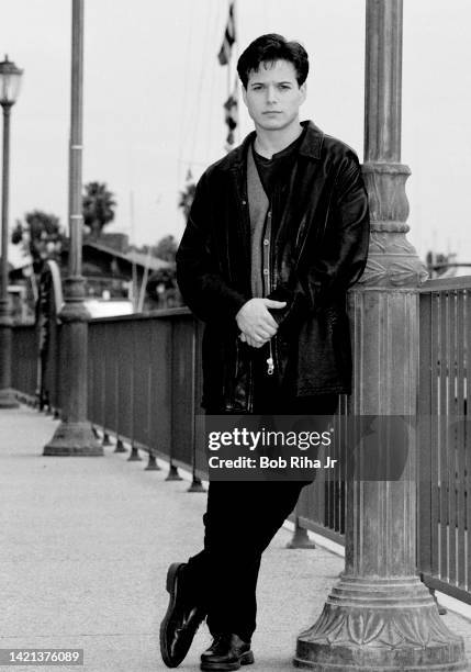 Actor C. Thomas Howell photo shoot, June 10, 1985 in Los Angeles, California.