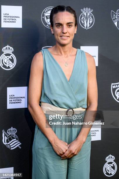 Melanie Serrano attends the official presentation of the new brand identity of the Women's Professional Football League at Cines Callao on September...