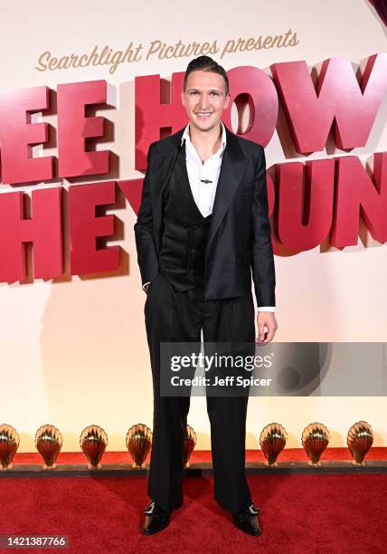 Chris Kowalski attends the gala screening of Searchight's "See How They Run" at Picturehouse Central on September 06, 2022 in London, England.