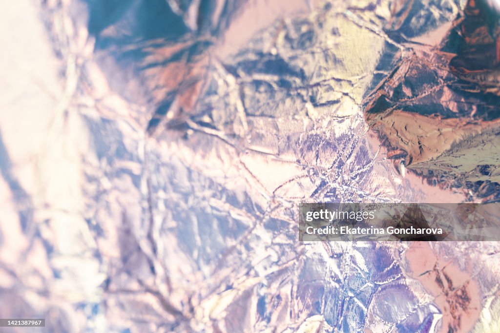 Pink and gold Abstract holographic background