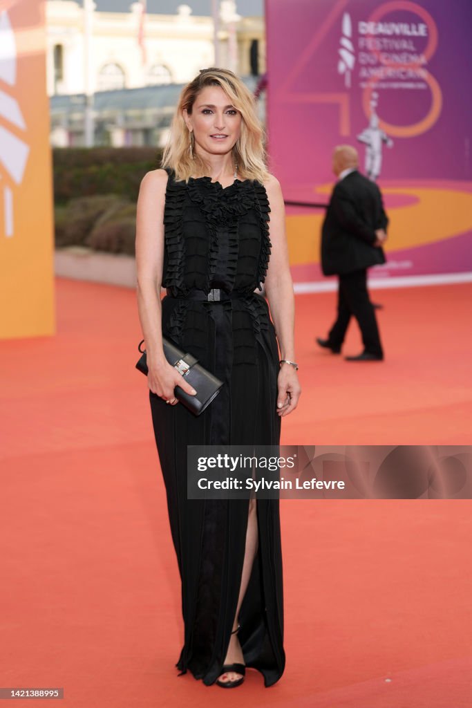 Julie Gayet attends the red carpet for "God's Country" Premiere prior