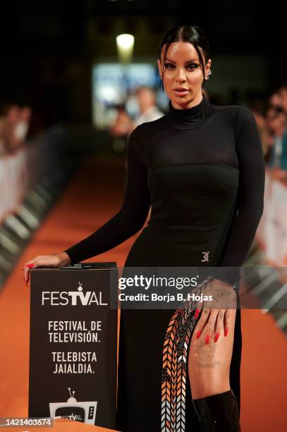 Jedet attends “¿A quién le gusta mi follower?” premiere at Teatro Principal during FesTVal 2022 on September 06, 2022 in Vitoria-Gasteiz, Spain.