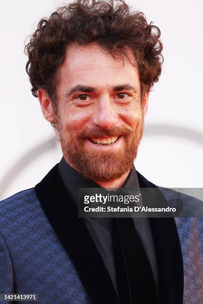 Elio Germano attends the "Il Signore Delle Formiche" red carpet at the 79th Venice International Film Festival on September 06, 2022 in Venice, Italy.