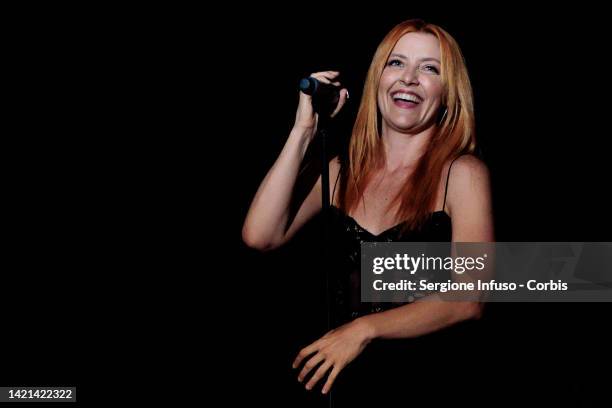 Noemi performs at Castello Sforzesco on September 06, 2022 in Milan, Italy.