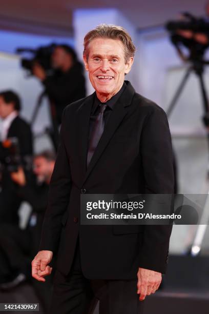 Willem Dafoe attends the "Dead For A Dollar" red carpet at the 79th Venice International Film Festival on September 06, 2022 in Venice, Italy.