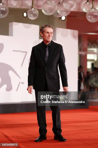 Willem Dafoe attends the "Dead For A Dollar" red carpet at the 79th Venice International Film Festival on September 06, 2022 in Venice, Italy.