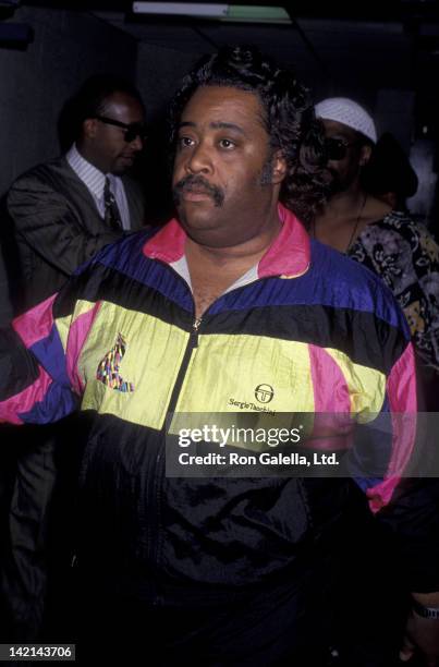Al Sharpton attends Knicks vs. Bulls Basketball Game on May 25, 1993 at Madison Square Garden in New York City.