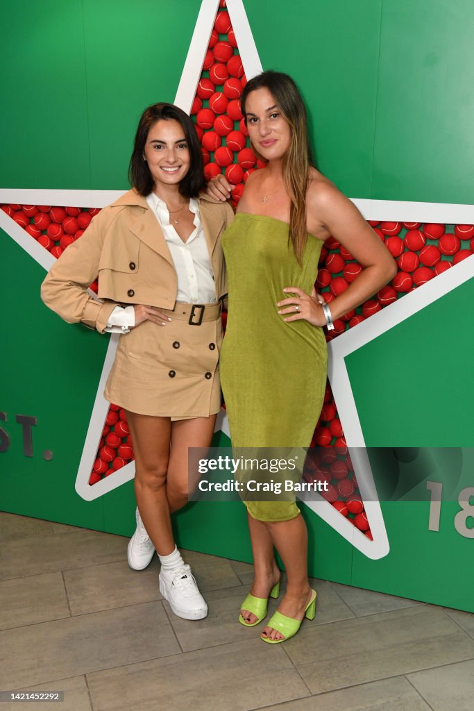 Paige DeSorbo and Hannah Berner attend the Heineken suite at the US ...