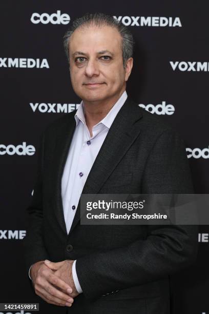 Preet Bharara attends Vox Media's 2022 Code Conference - Day 1 on September 06, 2022 in Beverly Hills, California.