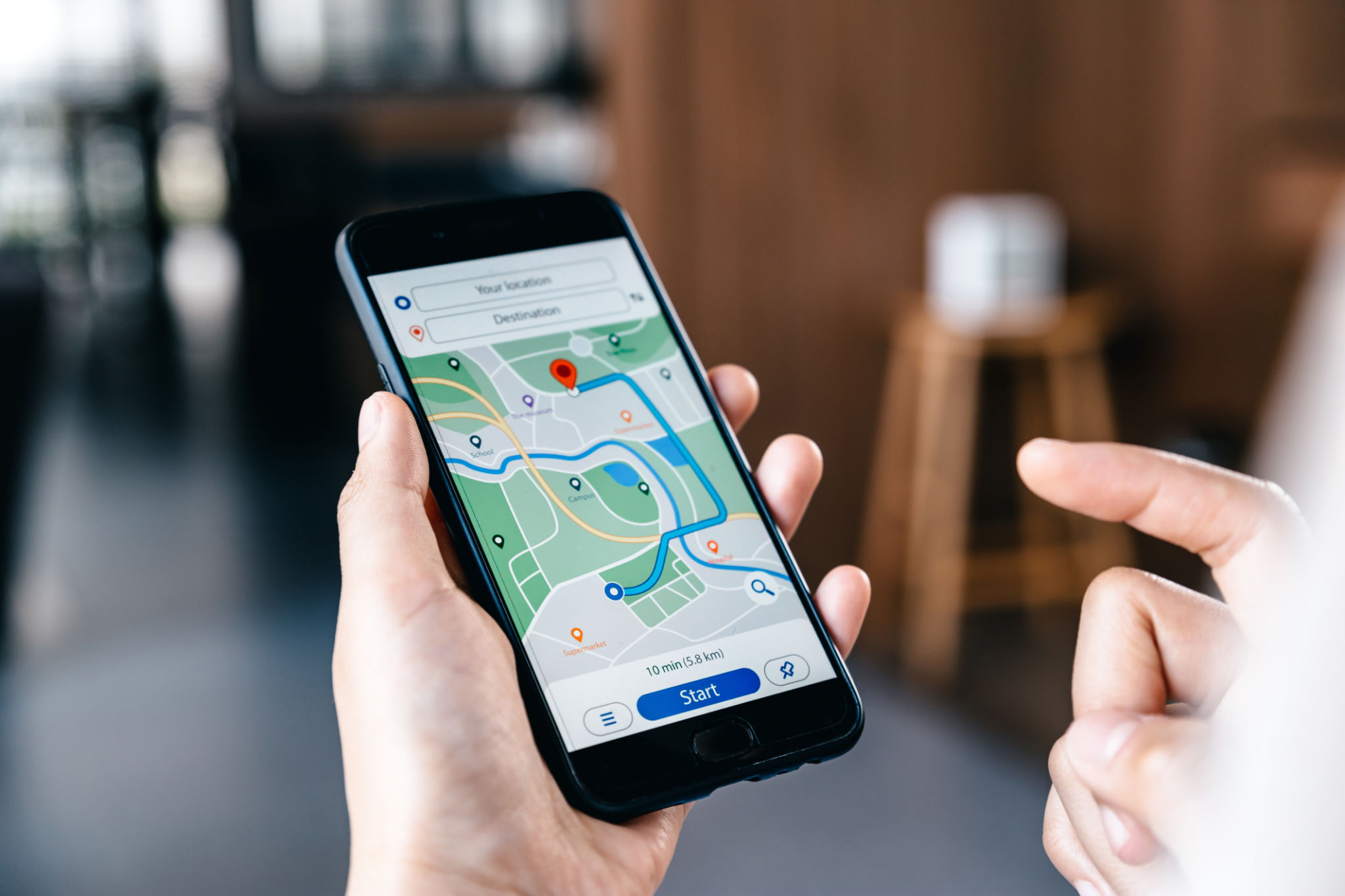 smartphone location