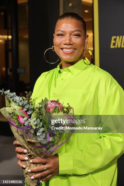 Queen Latifah attends the Los Angeles Premiere Of Netflix's "End Of The Road" at TUDUM Theater on September 06, 2022 in Hollywood, California.