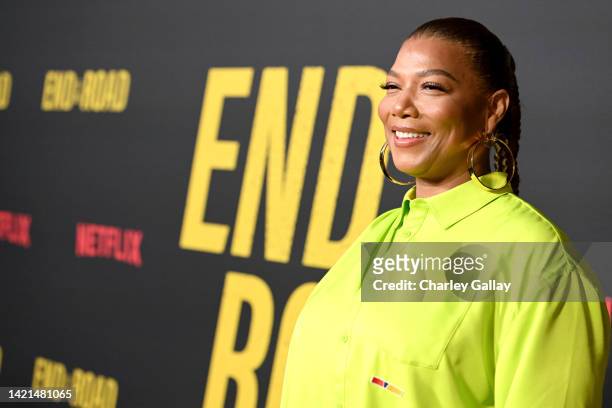 Queen Latifah attends Netflix's End of The Road LA Special Screening at TUDUM Theater on September 06, 2022 in Hollywood, California.