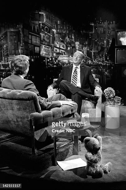Pictured: Host Tom Snyder, New York City Mayor Ed Koch on September 19, 1978 --
