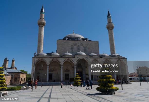 selimiye mosque in konya - selimiye mosque stock pictures, royalty-free photos & images