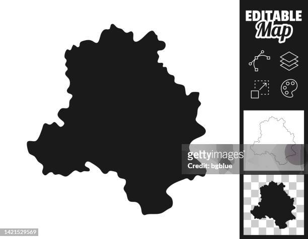 delhi maps for design. easily editable - delhi stock illustrations
