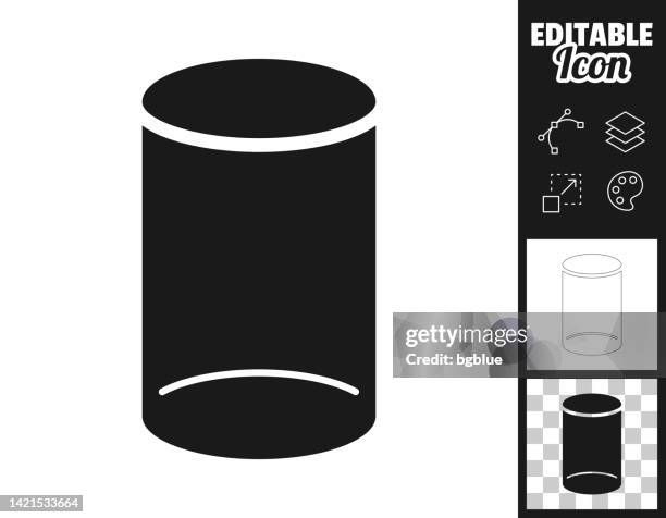 cylinder. icon for design. easily editable - engine wireframe stock illustrations