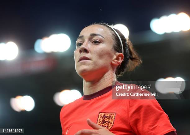 Lucy Bronze of England during the FIFA Women's World Cup 2023 Qualifier group D match between England and Luxembourg at Bet365 Stadium on September...