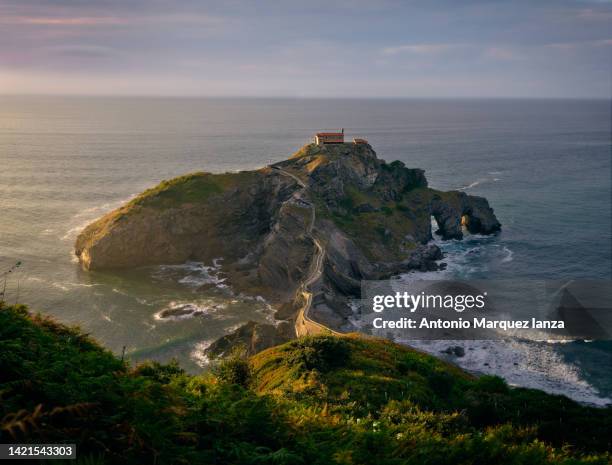 san juan de gaztelugatxe - san juan stock pictures, royalty-free photos & images
