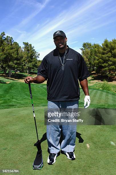 National Football League player Dwight Freeney competes at the 11th Annual Michael Jordan Celebrity Invitational hosted by Aria Resort & Casino at...