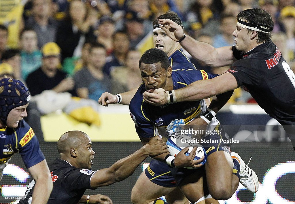 Super Rugby Rd 6 - Brumbies v Sharks