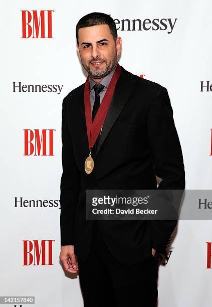 Nesty arrives at the 19th Annual BMI Latin Music Awards at the Encore Las Vegas on March 30, 2012 in Las Vegas, Nevada.