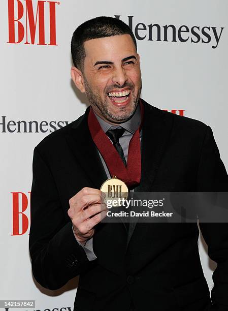 Nesty arrives at the 19th Annual BMI Latin Music Awards at the Encore Las Vegas on March 30, 2012 in Las Vegas, Nevada.
