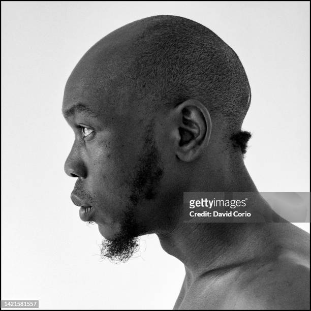 Nigerian singer and musician Seun Kuti, portrait in London, 3rd August 2022. He is the son of Fela Kuti.