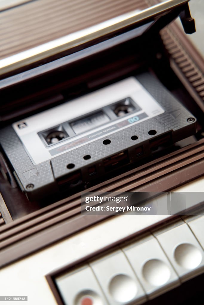 Retro audio cassette