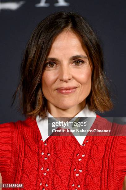 Elena Anaya attends the "Jaula" photocall at Sala de Proyecciones de Sony Pictures Spain on September 07, 2022 in Madrid, Spain.