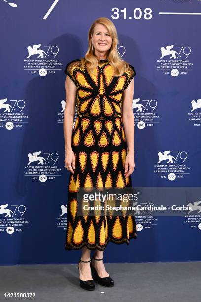 Laura Dern attends the photocall for "The Son" at the 79th Venice International Film Festival on September 07, 2022 in Venice, Italy.