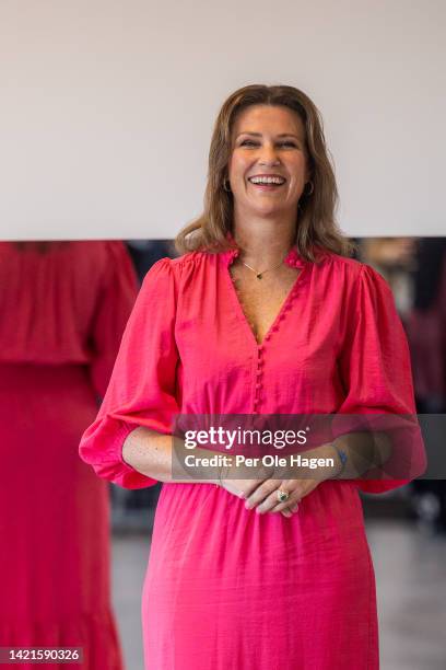 Princess Martha Louise of Norway opens the NABP Blind Dogs Centre on September 07, 2022 in As, Norway.