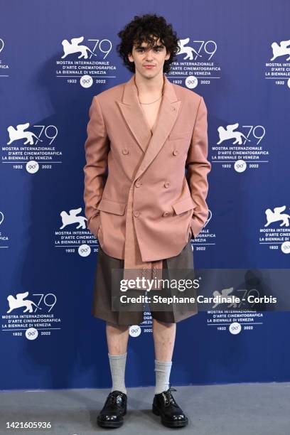 Jack Dylan Grazer attends the photocall for "Dreamin' Wild" at the 79th Venice International Film Festival on September 07, 2022 in Venice, Italy.