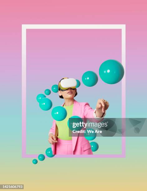 exploring the metaverse - web3 stock pictures, royalty-free photos & images