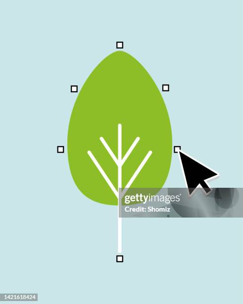 Green Tree With Mouse Pointer High-Res Vector Graphic - Getty Images